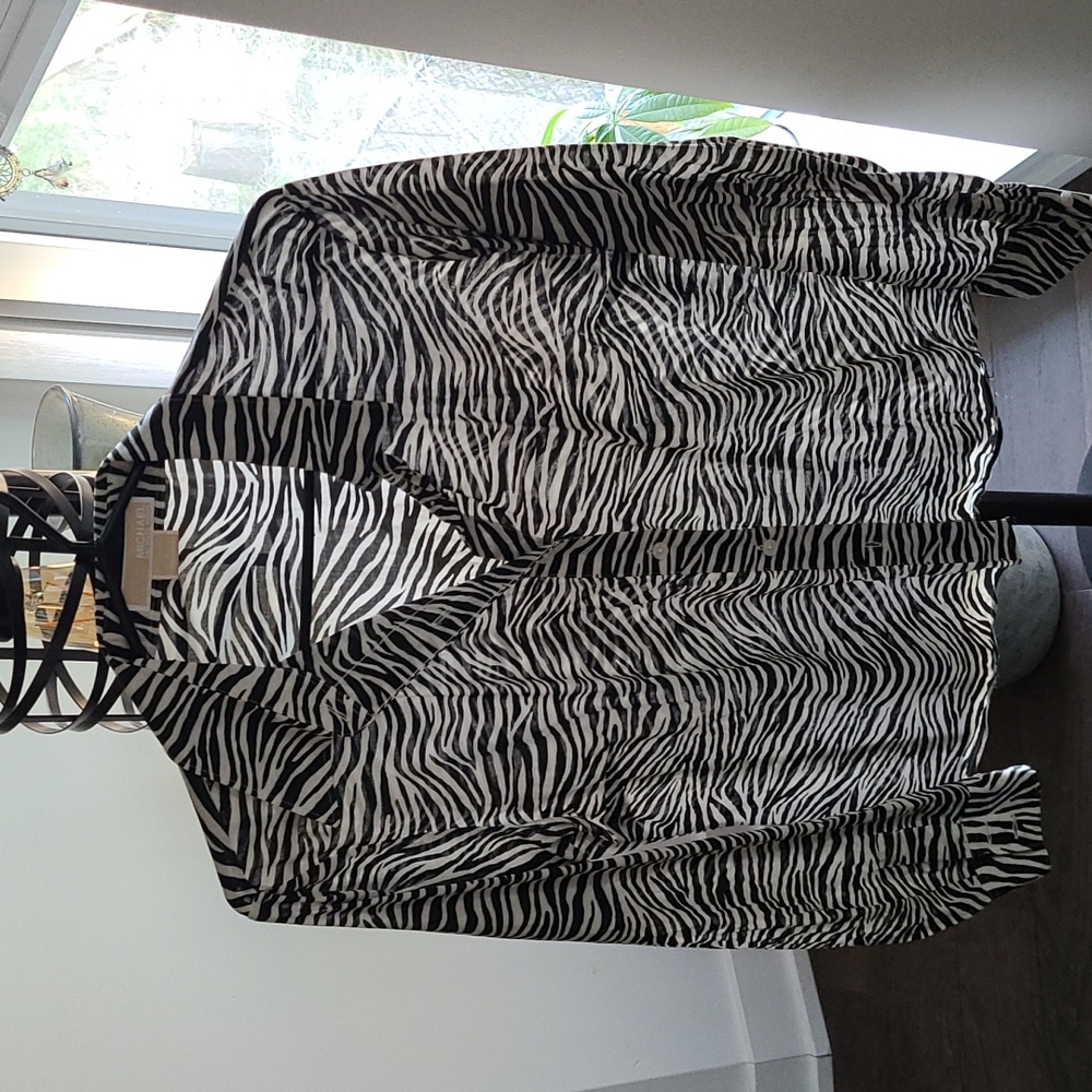 Michael Kors print blouse